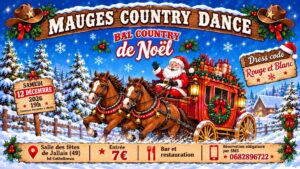 Affiche Mauges Country Dance
